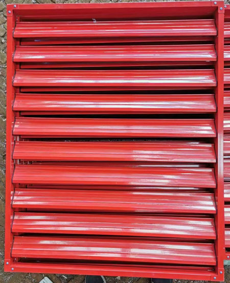 紅色百葉窗定制 固定百葉窗